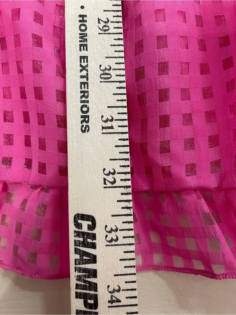 Anthropologie Jodifl Pink Women’s Dress Ruffle sleeves‎,neck collar Pink Lined - Picture 7 of 8